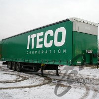 Для компании Iteco были изготовлены автотенты на полуприцепы.